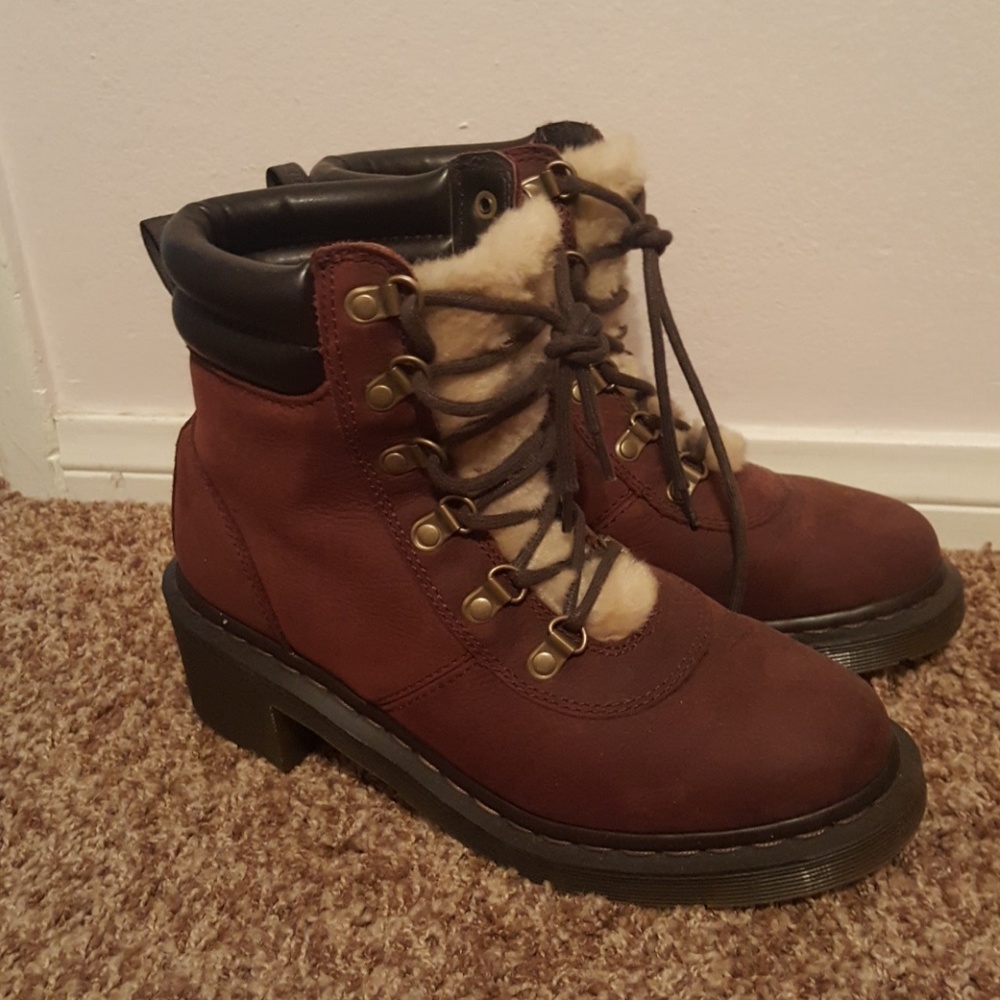 Fur Lined Dr. Martens